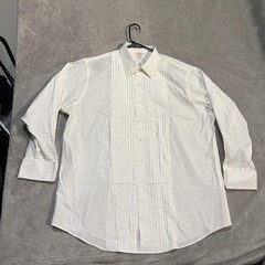 Brooks Brothers Dress Shirt Mens 17.5 34/35 White Pleated French Cuff Tuxedo