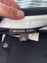 Michael Michael Kors Men’s Black Polo Shirt Size Large NWT