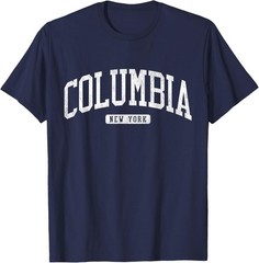 Columbia New York NY JS03 College University Style T-Shirt