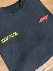 Formula 1 x PacSun Speed & Heritage Racing T-Shirt Black Size L NWT
