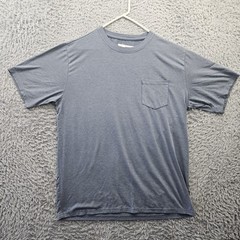 FREE FLY Bamboo Performance T Shirt Blue Men XL Fall 2024 Collection Pocket Tee
