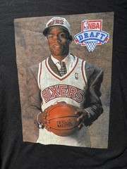 Mitchell & Ness Allen Iverson Philadelphia 76ers NBA Draft Graphic Mens T-Shirt