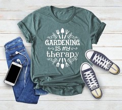 Gardening Is My Therapy Shirt Gardener Shirt Plant Lover Shirt Gardener Gift