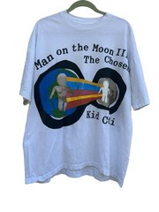Kid Cudi Man On The Moon III CPFM Men’s XL T-Shirt White 2021 Puff Print