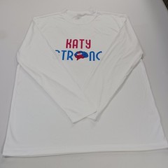 Sport-Tek ST350LS Katy Strong Men XL White Long Sleeve PosiCharge Competitor Tee
