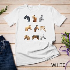 Horse Breeds horseback riding Equestrian gift for women Unisex T-shirt