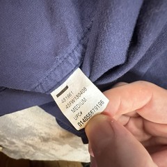 IZOD Men’s M LS Button Up Dark Blue Utility Work Shirt SEE DESCRIPTION
