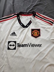 NWT Manchester United MU 2022 2023 away football 9 Kumar jersey Adidas size Med