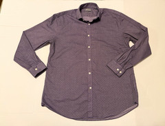 Michael Kors Slim Stretch Purple Long Sleeve Dress Shirt Button-up 15.5 32/33