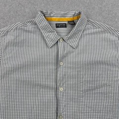 Vintage Levis Shirt Mens XL Gray Check Silvertab Y2K Button Up Short Sleeve