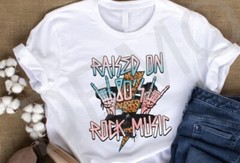 Raised on 80s rock music new adult unisex