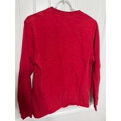 NFL Team Apparel Kansas City Chiefs T-Shirt Mens Medium Red Long Sleeve Graphic