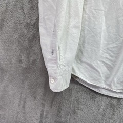 American Eagle Seriously Soft Button Down Shirt Mens M White Oxford Cotton EUC!