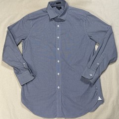 Men’s J Crew Ludlow Stretch Slim Fit Dress Shirt-16/33-Blue Gingham-NWT