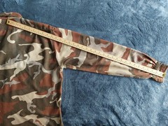 Vtg Cabelas Men’s Woodland Camo USA Outdoor Hunting Button Down Shirt | L Tall