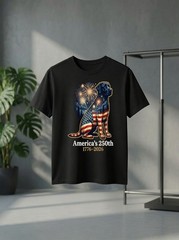 Labrador Retriever America 250th Anniversary 1776 2026 Dog Lover T Shirt