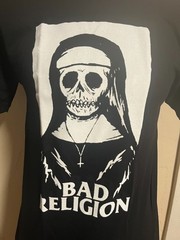 BAD RELIGION T SHIRT IN Color BLACK Size L