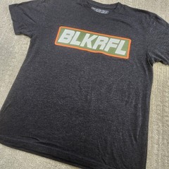 Black Rifle Coffee Company Shirt Men Medium Stretch Quick Dry Heather Gray