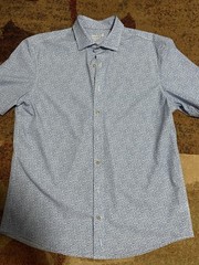 johnnie-O Hangin’ Out Waylan Button Down Shirt Mens Medium Short Sleeve Maliblu