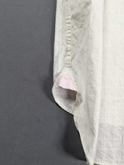 Thomas Pink Shirt Men 18/35.5 White Check Textured Button Up Long Sleeve Made UK