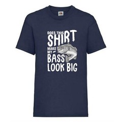Fishing Bass Look Big Funny Humour Novelty T Shirt Various Colours And Sizes