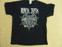 Black Tusk T-Shirt Vintage Metal Tour Shirt Used L Size