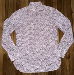 Isaia Napoli Shirt Mens 15.5/39 (M) Floral Print Long Sleeve Made in Italy