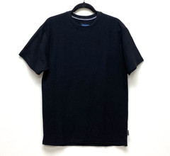 Brooklyns Best T-Shirt Mens Black Rib Knit Short Sleeve Classic Tee Medium NWT