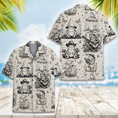 Frog Hawaiian Shirt Cottagecore Toad Aloha Button Down