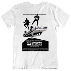 80’s Movie The Blues Brothers Retro Movie Poster T Shirt