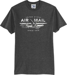 Vintage Air Mail Post Office Unisex Unisex T-Shirt (S-5X)