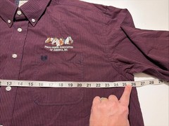 Western Cowboy Pinto Horse Association Embroidered Men XL Button Down Shirt