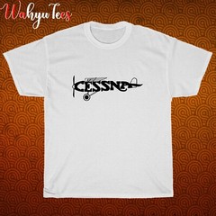 New Cessna Aircraft Company Logo Black/Grey/Navy/White Size S-5XL Unisex T-Shirt