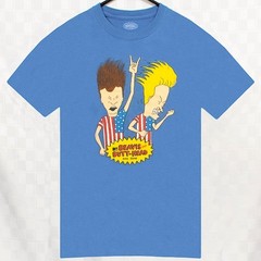 MTV Beavis and Butt-Head Mens T Shirt Size 3XL Blue
