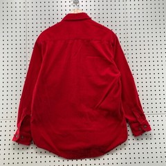 Vintage 90s GAP Corduroy Buttton Shirt Mens Medium Red Pocket 22.5×31