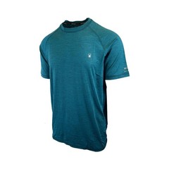 Spyder Swim Men’s Solid T-Shirt Rashguard Quick Dry UPF Lightweight Hybrid S/S