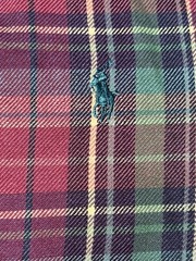 Ralph Lauren Men’s Long Sleeve Custom Fit Cotton Plaid Shirt Size XL