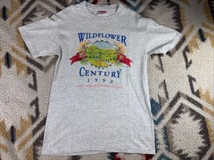 Vintage Wildflower Century T-shirt 1992 Medium Made USA
