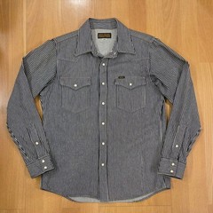 Iron Heart Hickory Western Shirt L