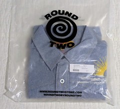 NWT Round Two Western Button Up Shirt Men’s Small Washed Blue Sean Wotherspoon