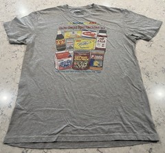 Omega Mart Groceries T-Shirt Heather Gray Unisex Large