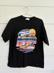 Rhude World Champions Speedboat Graphic Tee Black USA Made Size M Streetwear