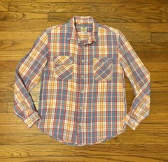Levi Strauss Levi’s Sanforized Western Wear Plaid Shirt (size: S)