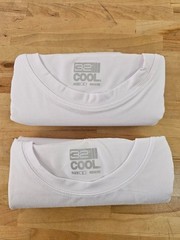 *2PCK* S / SMALL – WHITE – 32 Degrees Cool Men’s Short Sleeve Crew Neck T-Shirts