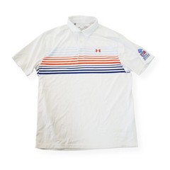 Under Armour UA The Playoff Golf Polo White Men’s L Beau Rivage