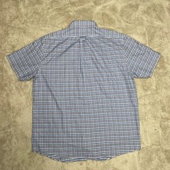 Brooks Brothers 1818 Mens Regular Fit Non-Iron Stretch Check Shirt Blue Pink L