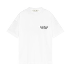 Fear of God Essentials Classic Tee ‘Bright White’ M Size Oversized T-Shirt SS25