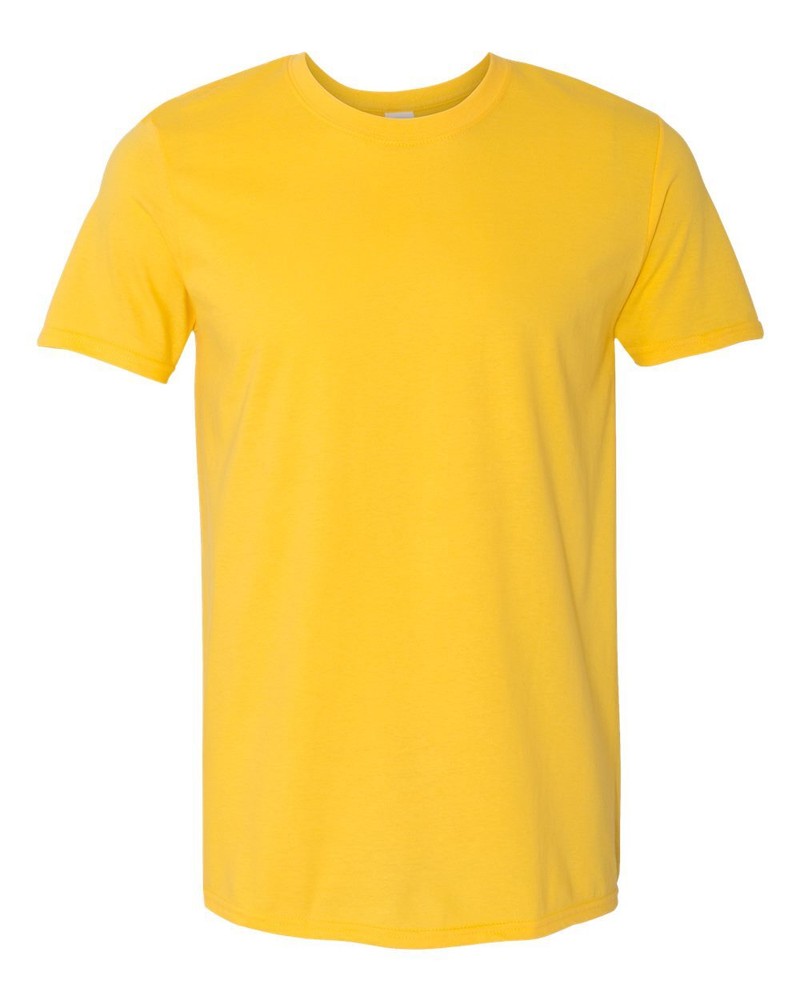 Gildan Softstyle T-Shirt, 64000, 100% cotton, Daisy Yellow, different sizes
