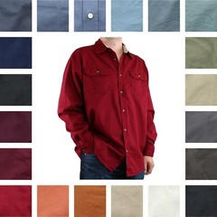 Wrangler Premium Men’s Shirt Casual Long Sleeve Button Down 2 Pocket