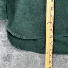 Vtg LL Bean Chamois Shirt Men’s Medium Shooting Hunting Elbow Shoulder Patches